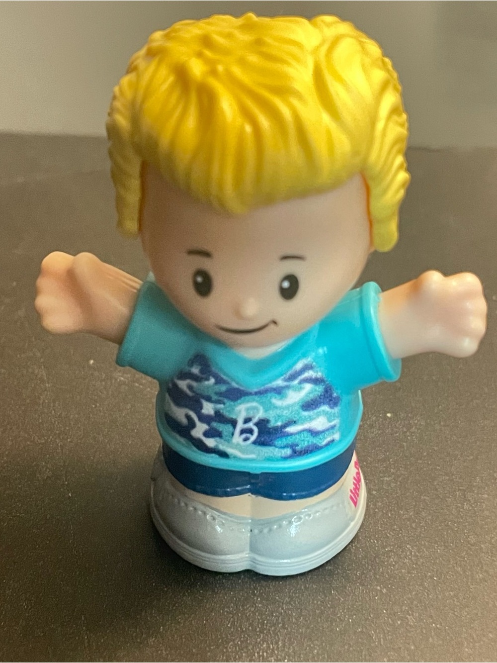 Fisher Price Little People Blonde Ken Doll Figure Barbie's Boyfriend